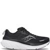 SAUCONY WOMENS POWER RUN LACE TRAINER - BLACK WHITE